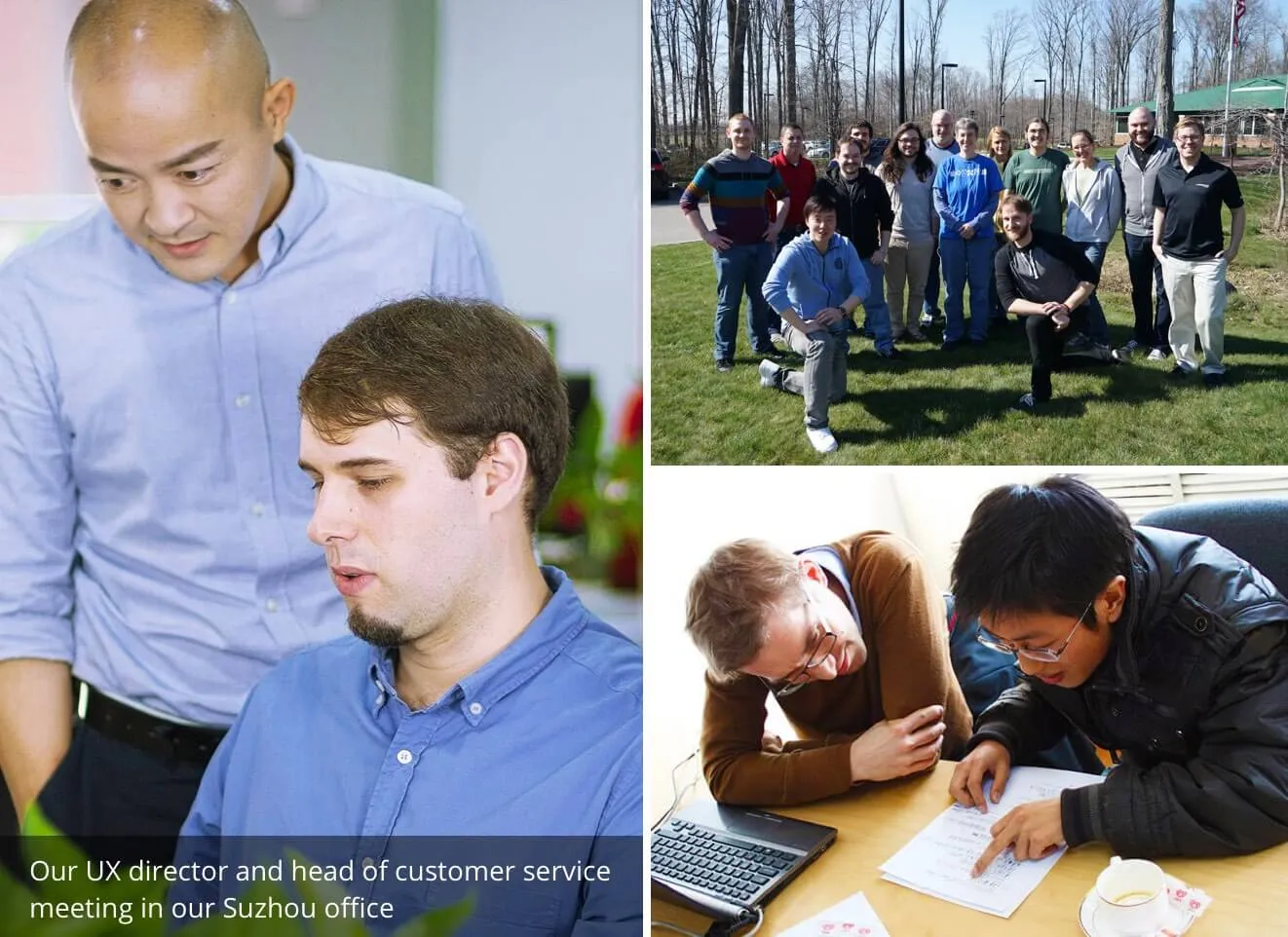 UX team collage