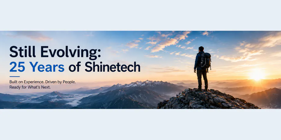 Still Evolving: 25 Years of Shinetech, reflecting on experience, people, and the future of software development.